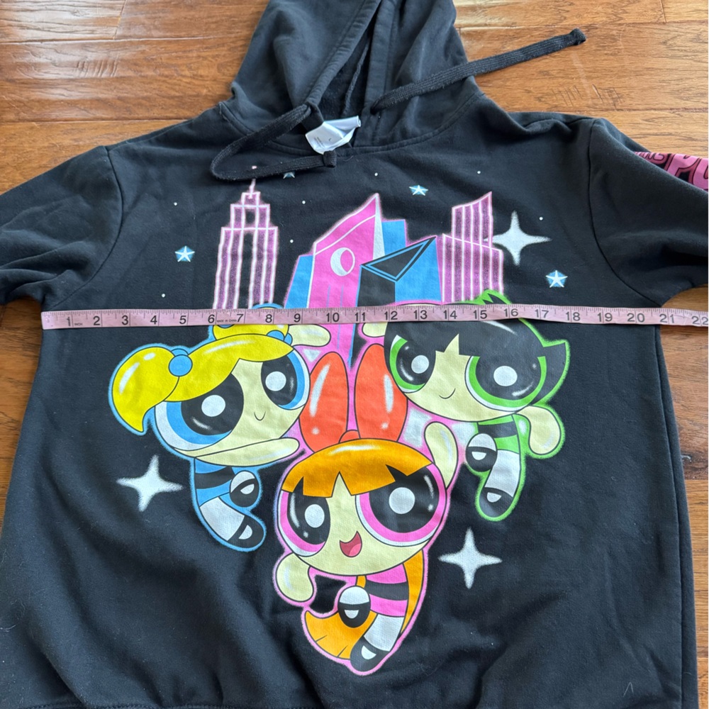 Cartoon Network Power Puff Girls Black Hoodie - Picture 6 of 7